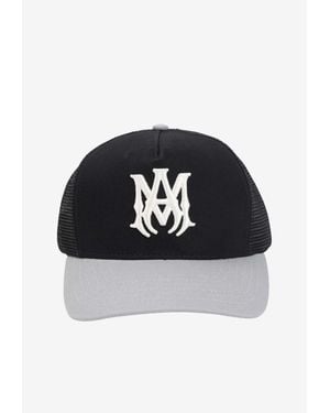 Amiri Embossed-Ma Trucker Hat - Black