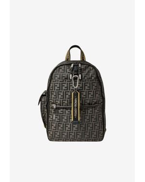 Fendi Climb Zucca Rucksack - Black