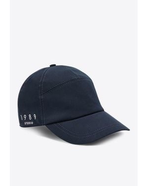 1989 STUDIO Embroidered Logo Baseball Cap - Blue