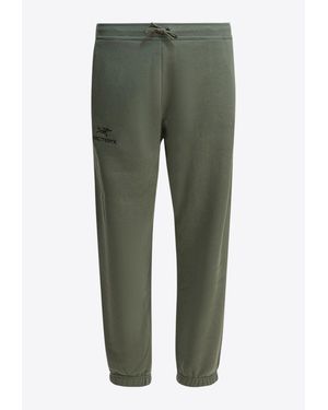Arc'teryx Track Pants With Embroidered-Logo - Green