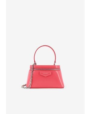 Givenchy Antigona Vanity Leather Crossbody Bag - Pink