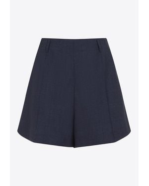 Givenchy Classic Wool Shorts - Blue