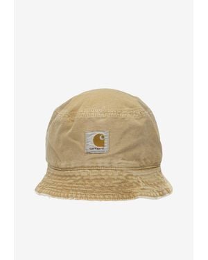 Carhartt Bane Canvas Bucket Hat - Natural