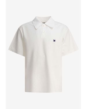 Needles Poly Pique Polo T-Shirt - White