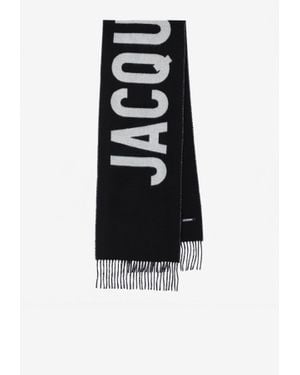 JACQUEMUS L'echarpe Jacquemus ロゴスカーフ　茶色 Jacquemus L'Echarpe Carro Scarf | Brown | FARFETCH