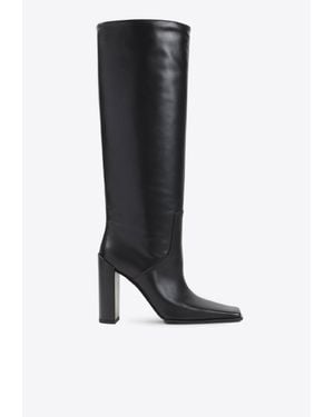 Alaïa Square 90 Knee-High Boots - Black