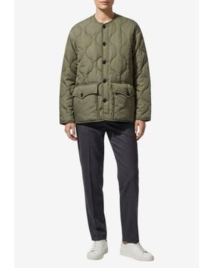 Zadig & Voltaire Short Quilted Parka Bunji Jacket - Green