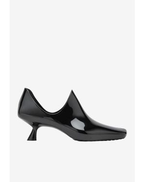 Loewe Emily Aqua 45 Pvc Ankle Boots - Black