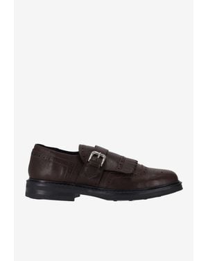 P.A.R.O.S.H. Leather Buckled Loafers - Black