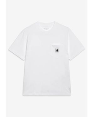 Carhartt Pocket Crewneck T-Shirt - White