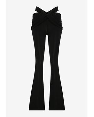 MYBESTFRIENDS Josie Flared Pants - Black