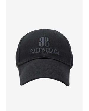 Balenciaga Nano Bb Baseball Cap - Blue