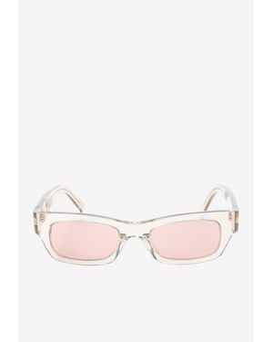 Marni Haicli Rectangular Sunglasses - Pink
