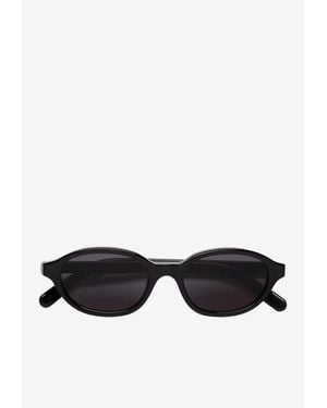 Retrosuperfuture Lunettes 2 Oval Sunglasses - Black