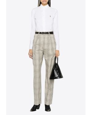 Ralph Lauren Heidi Long-Sleeved Pony Shirt - White