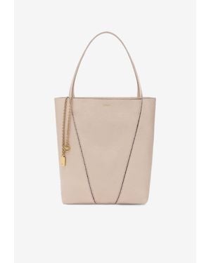 Chloé Medium Spin Tote Bag - Natural