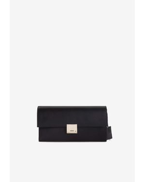 Tom Ford Satin Envelope Clutch - White