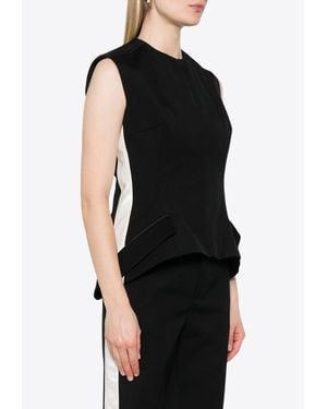 MERYLL ROGGE Twill-Weave Vest - Black