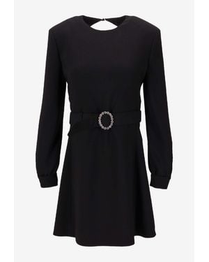 sachin and babi light blue dress Long Sleeves V Neck Burgundy/ Black Prom Dress with High Slit, Burgund –  jbydress main image 1