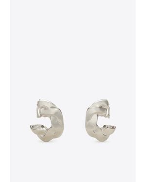 Cult Gaia Ember Curved Earrings - White