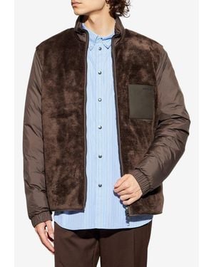 Moncler Livra Reversible Down Jacket - Brown