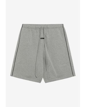 Fear Of God Contrasting Trims Track Shorts - Gray