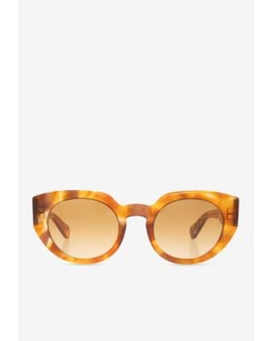 Chloé Gayia Cat-Eye Sunglasses - Natural