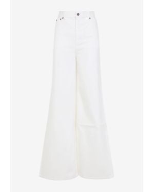 Chloé High-Rise Flared Jeans - White