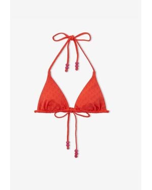ビキニ JIMMY CHOO Women Swimsuit AUBRIEB076 PAPRIKA RED Jimmy Choo Bikinis for Women | Online Sale up to 37% off | Lyst