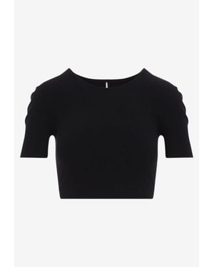 Wolford Seamless Cropped Top - Black