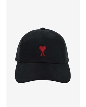 Ami Paris Ami De Coeur Baseball Cap - Blue