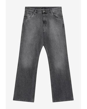 Prada Faded Straight Jeans - Gray