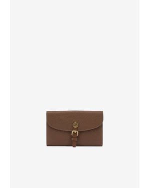 Etro Pony Textured Leather Wallet - Brown