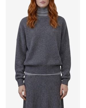 Lisa Yang Veira Cashmere Crewneck Jumper - Blue
