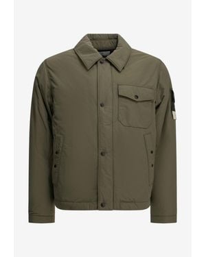 Stone Island Compass Patch Padded Jacket - Green
