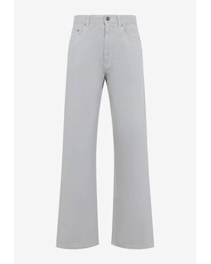 Phoebe Philo Washed Wide-Leg Jeans - Gray