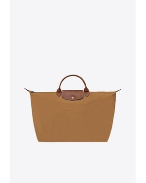 Longchamp Small Le Pliage Original Tote Bag - White