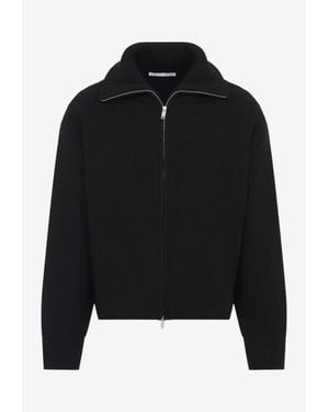 Studio Nicholson Sandos Zip-Up Cardigan - Black