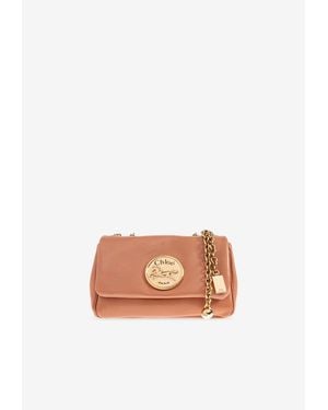 Chloé Small Heritage Leather Shoulder Bag - White