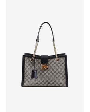 Gucci Medium Gg Padlock Shoulder Bag - White