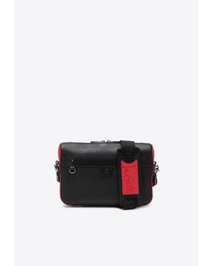Christian Louboutin Ruisbuddy Leather Messenger Bag - White
