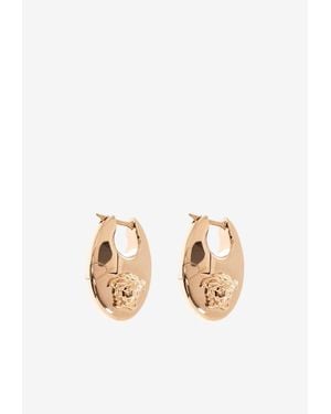 Versace Medusa Logo Earrings - Natural
