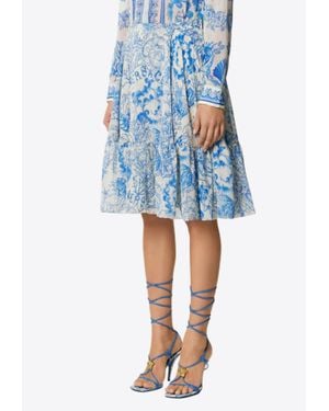 ワンピース VERSACE Women Mid Skirts 10186751A13346 1D800 Blue ワンピース VERSACE Women Mid Skirts 10186751A13346 1D800