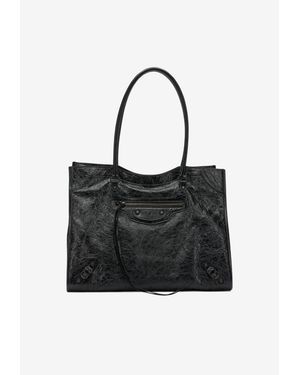 Balenciaga Medium Le City Tote Bag - Black
