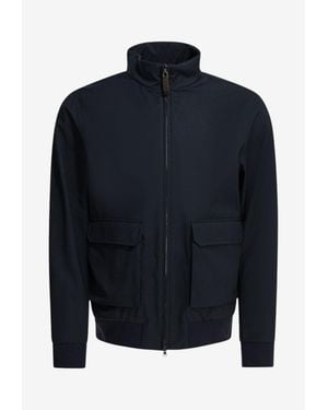 Herno High-Neck Field Jacket - Blue