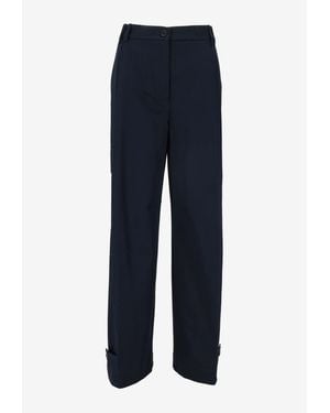 P.A.R.O.S.H. Cedro Cargo Buttoned Pants - Blue