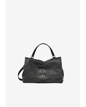 Zanellato Small Postina Saeta Shoulder Bag - Black