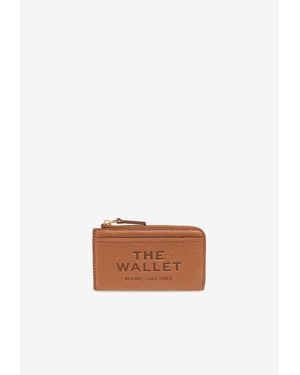 Marc Jacobs Logo-Embossed Leather Wallet - White