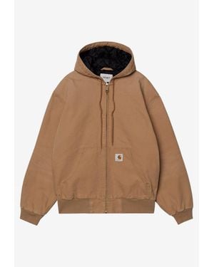 Carhartt Og Active Hooded Jacket - Brown