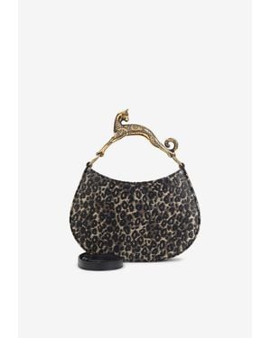 Lanvin Cat Top Handle Bag - Blue